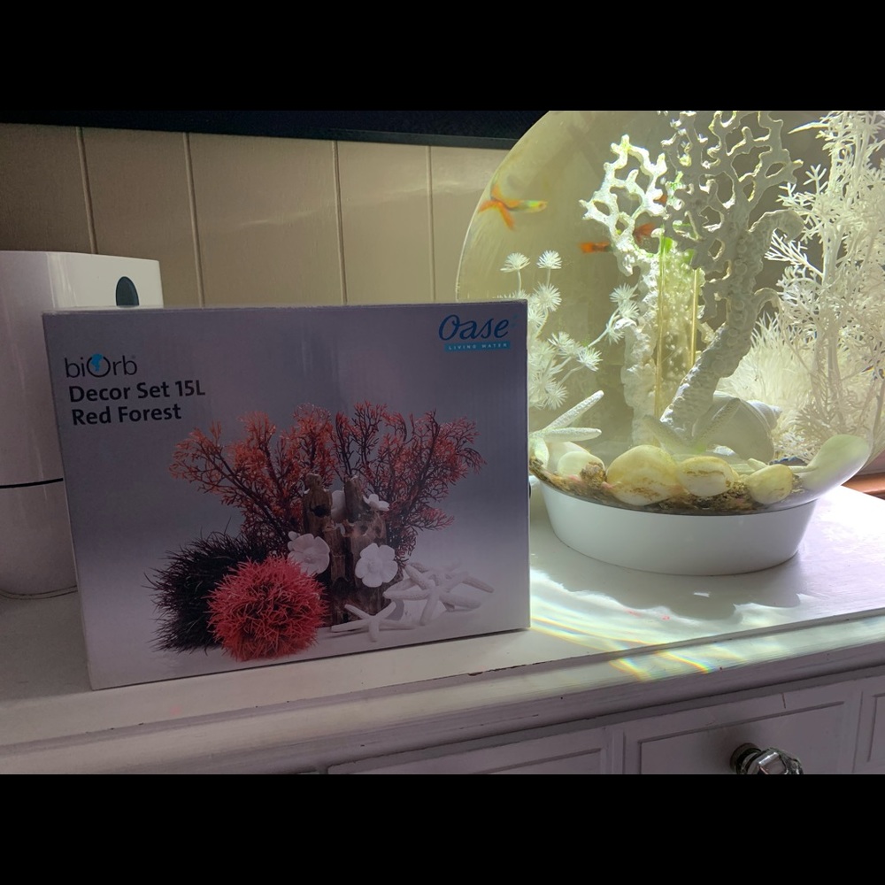 Biorb Red Forest Decor Set for 15L aquarium.